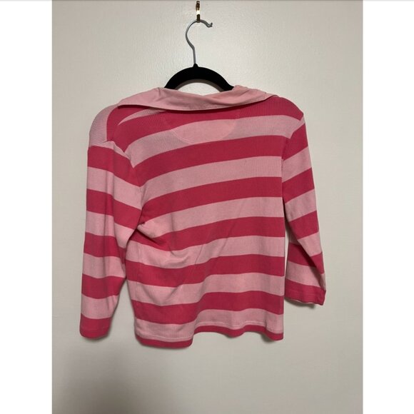 Valerie Stevens Vintage pink striped shirt - Picture 5 of 5
